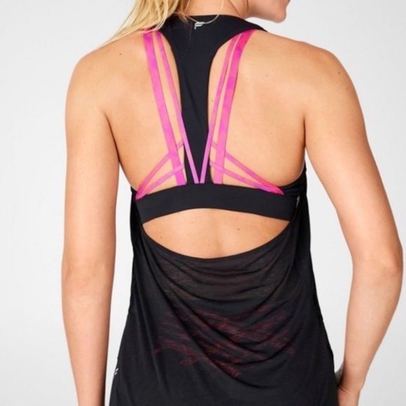 Fabletics Tops - Fabletics Kessler Built In Bra Black Tank S